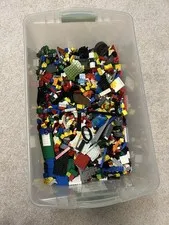 LEGO 6.3 + lbs Pounds Random Parts Pieces Building Plates Blocks Bulk Lot.