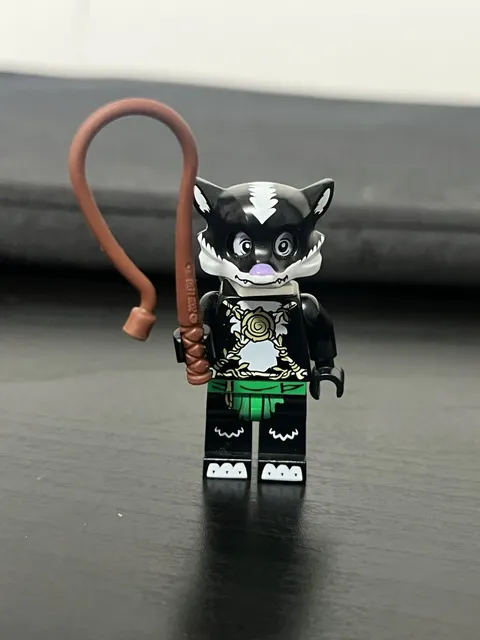 LEGO Legends of Chima SKINNET Minifigure loc029 - With whip -Two Faced headpiece