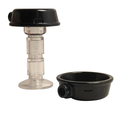 LEGO 2x Black Minifigure Pot Helmet Pan Hat with Side Stud Genuine