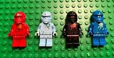 LEGO Ninjago NRG Minifigures complete set Kai Jay Zane Cole *Read Condition!