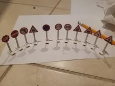 Vintage LEGO Road Signs Lot 11 Classic Town Train Stop Traffic 1970s 1980s