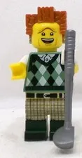 LEGO The Lego Movie 2 Minifigure Series Gone Golfin' President Business Minifig