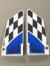LEGO White Panel Fairing #17 #18 Side A B Sticker 64392pb015 64682pb015 42045