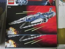 Lego Building Instructions Instruction 9515 Star Wars Parts 1 and 2, Part 1 and 2