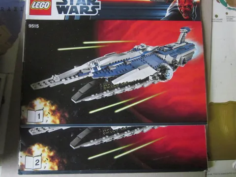 Lego Building Instructions Instruction 9515 Star Wars Parts 1 and 2, Part 1 and 2