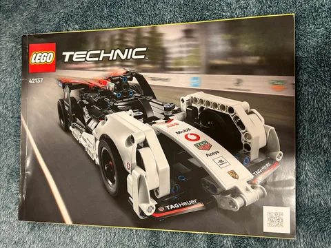 LEGO Technic 42137 Formula E Porsche 99X Electric Car Instruction Manual Only