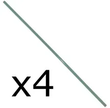 LEGO Item No. 13927 Technic Cross Axle Rod Bar 32L 10 In. Sand Green, Lot Of 4