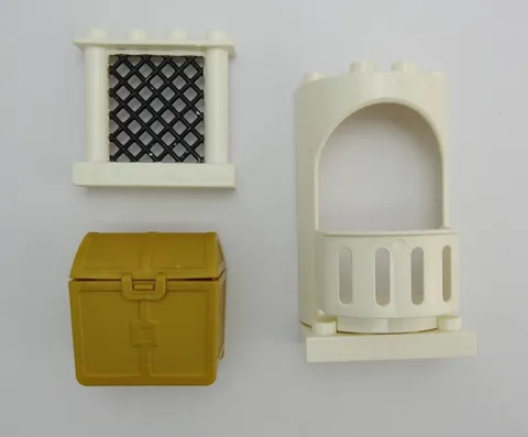 Lego Duplo White Princess Castle Window Balcony Cinderella Frozen Block