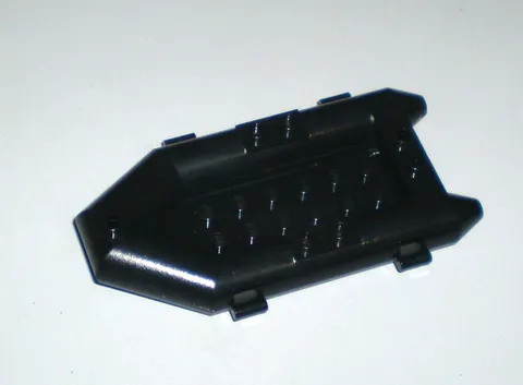 Used LEGO Black Boat Rubber Raft, Small -Inflatable Dinghy 12x6 30086c01