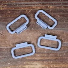 LEGO Part 6187 Light Bluish Gray Bar 1 x 4 x 2 Qty Ladder Railing Fence 4 Pieces