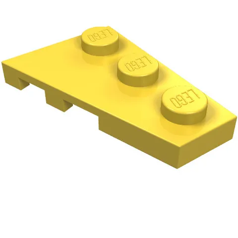 10x LEGO® Part 43722 - Wedge, Plate 3 x 2 Right