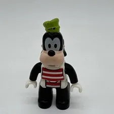 LEGO Goofy with Red and White Striped Top Duplo Figure 204J6