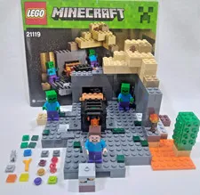 🔥LEGO Minecraft 21119 The Dungeon 100% Complete w/ Instructions & Minifigures
