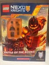 lego nexo knights activity book with moltor minifigure