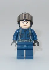 LEGO Jurassic World Female ACU Pilot minifigure 10756