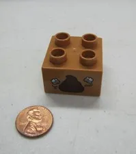 Lego Duplo GARDEN MANURE POOP POOH FLIES PRINTED BLOCK Building Farm Stable