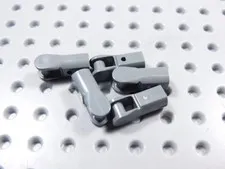 LEGO Lot of 5 Dark Bluish Gray Bar Holder w/ Handle BP