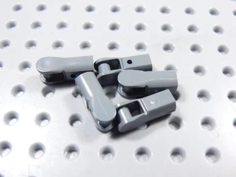 LEGO Lot of 5 Dark Bluish Gray Bar Holder w/ Handle BP