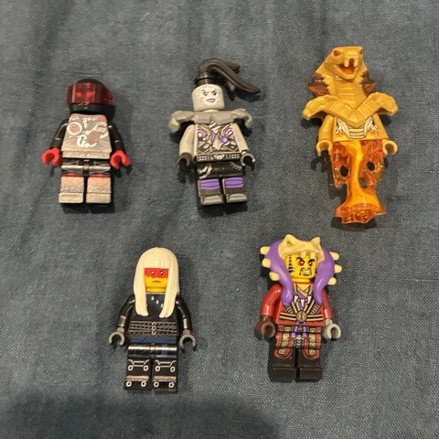 LEGO Ninjago Minifigures Lot of 5 Chen, aspheera, ultra violet, harumi and mr e