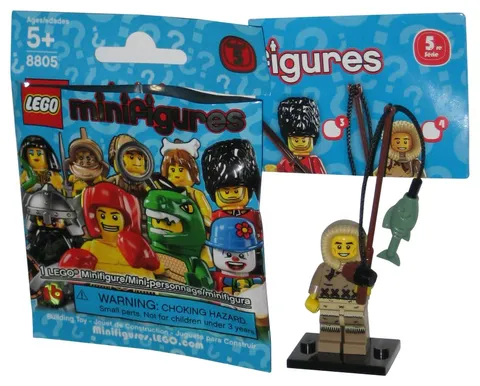 LEGO Series 5 Ice Fisherman (2011) MiniFigure Toy Figure