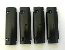 LEGO Technic Panel Curved 11 x 3 with 2 Pin Holes 62531 - BLACK - 4 parts