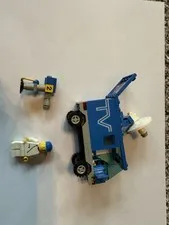 LEGO Legoland 6661 Town Mobile TV Studio Van Complete No Instructions Or Box