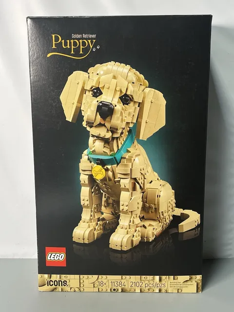 LEGO Icons Golden Retriever Puppy Building Set 11384 NEW