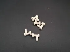 LEGO - 5x - Tap - Tap - Building Block - 1x1 - White - White - 4599a