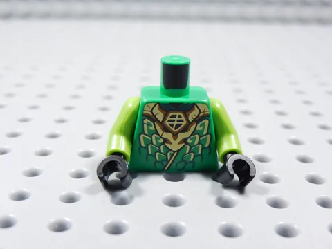 LEGO Ninjago Bright Green w/ Lime Green Printed Torso Minifig BQ