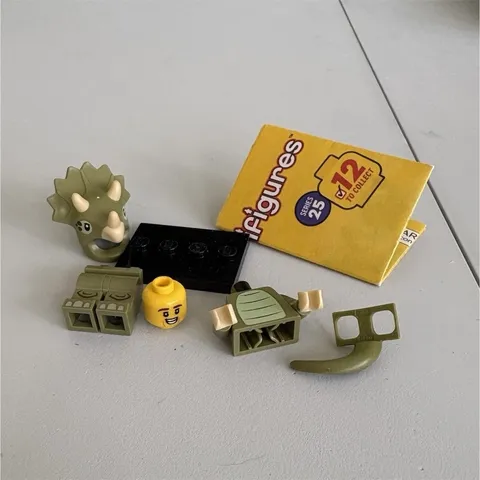 LEGO Triceratops Costume Fan Minifigure Series 25 71045 