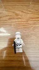 LEGO Star Wars Stormtrooper Minifigure White Trooper w/ Black Blaster Plastic