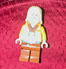 LEGO Minifigure Blonde Hair Yellow Jacket Brown LEGO Luke skywalker Star Wars