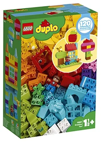 LEGO block toys Duplo's various ideas box DX 10887 Educational toys Block toys