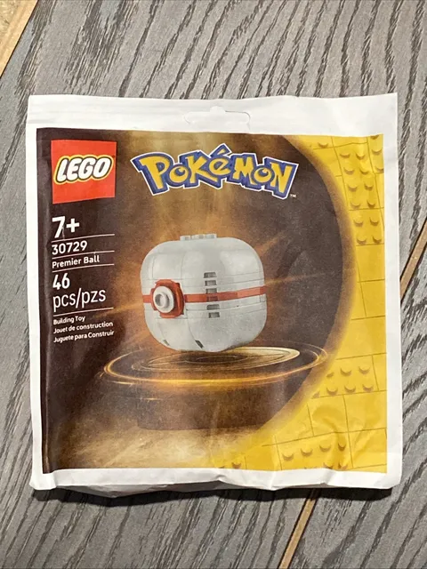 LEGO Pokémon Premier Ball 30729 Polybag Complete Set 46 pcs