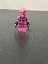 Genuine Lego Ninjago Pink Zane minifigure 