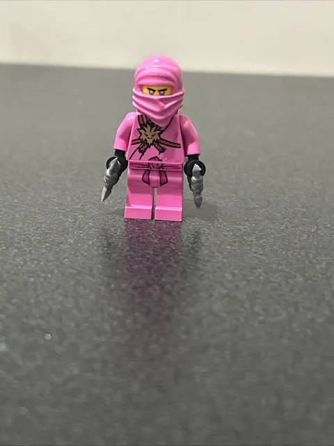 Genuine Lego Ninjago Pink Zane minifigure 