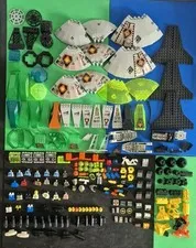 Large Lot 90s Lego Space UFO & Submarine Figures Parts And Pieces Mixed Lot Look