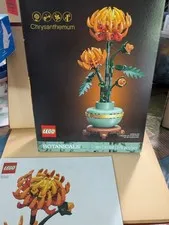 Empty BOX and MANUAL ONLY Botanicals LEGO Chrysanthemums Mums #10368 No LEGOS 