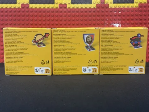 LEGO Insiders Retro Magnet Set of 3 Duck Castle Space 5008907 5008908 5008909