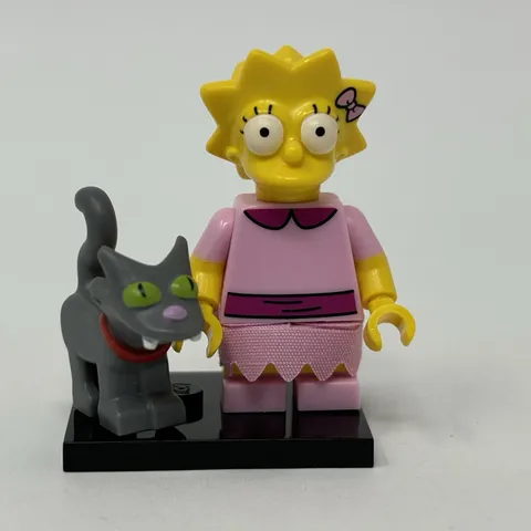 Lego Lisa with Snowball II Minifigure Cat Collectible Simpsons Series 2 Complete