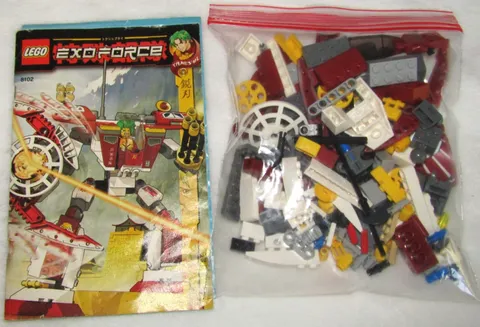 LEGO Exo-Force 8102 Blade Titan Almost Complete Instructions 2006 No Minifigure