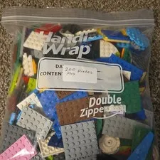 LEGO Bulk Lot Mixed Multicolor Plastic Bricks & Pieces in Polybag
