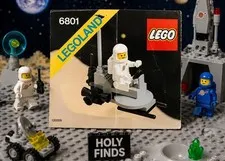 DMG! Vintage LEGO Legoland 6801 Space Scooter Instruction Manual Booklet Only