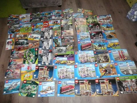 HUGE Bulk LEGO Instruction Manuals Lot