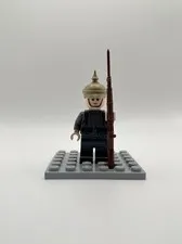 LEGO United Bricks WW1 German Early War Infantryman Minifigure - Like New