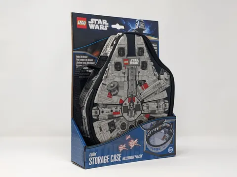 ZIPBIN Lego Star Wars MILLENNIUM FALCON Storage Case *NEW*