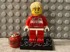 LEGO Race Car Driver Minifigure - Collectible CMF Series 3 (8803) - Complete!