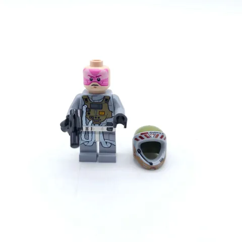 LEGO Star Wars Gray Squadron B-Wing Pilot Horton Salm Mini Fig sw0558 75050