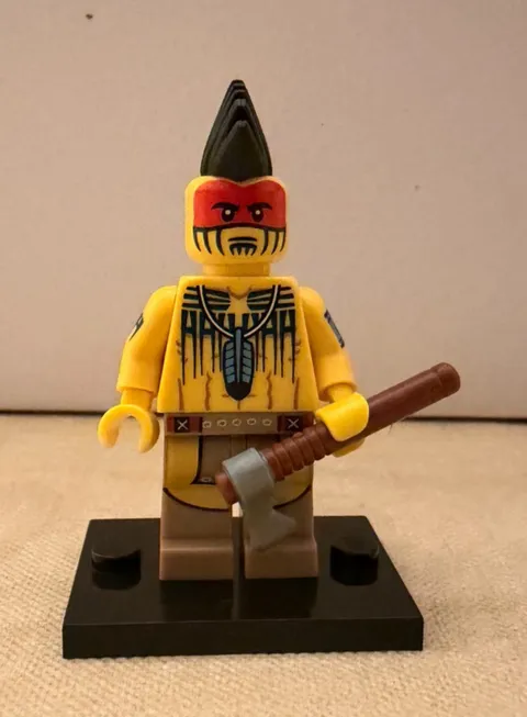 LEGO Series 10 Tomahawk Warrior Minifigure (71001) New Retired Collectible CMF