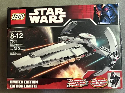 LEGO Star Wars: Sith Infiltrator (7663) 100% complete including Maul, Inst & Box